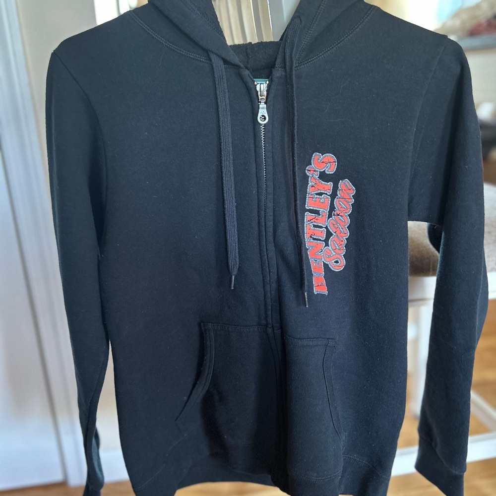Bentley’s Saloon Women’s Black Zip Up Hoodie